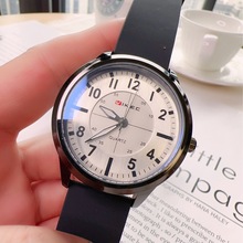 新款爆款抖音直播皮带手表学生潮流时尚简约硅胶带大盘数字腕表