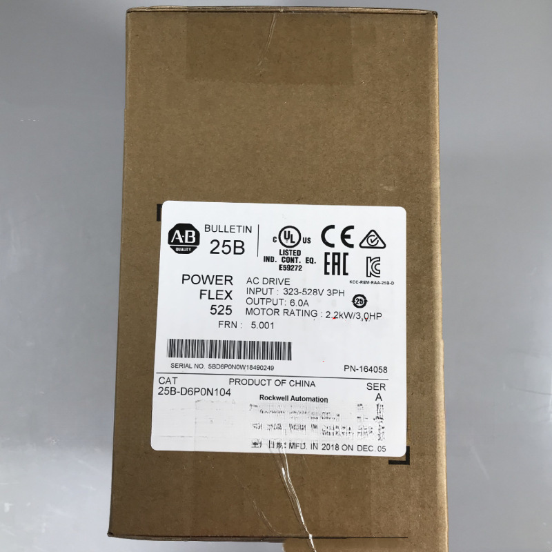 AB罗克韦尔25B-D6P0N104 变频器