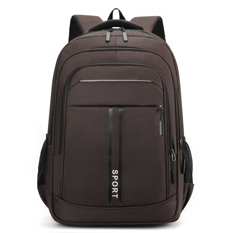 Mochila casual de nuevo estilo para hombres transfronterizos, viajes de negocios de gran capacidad, mochila impermeable y duradera de moda de viaje ligero