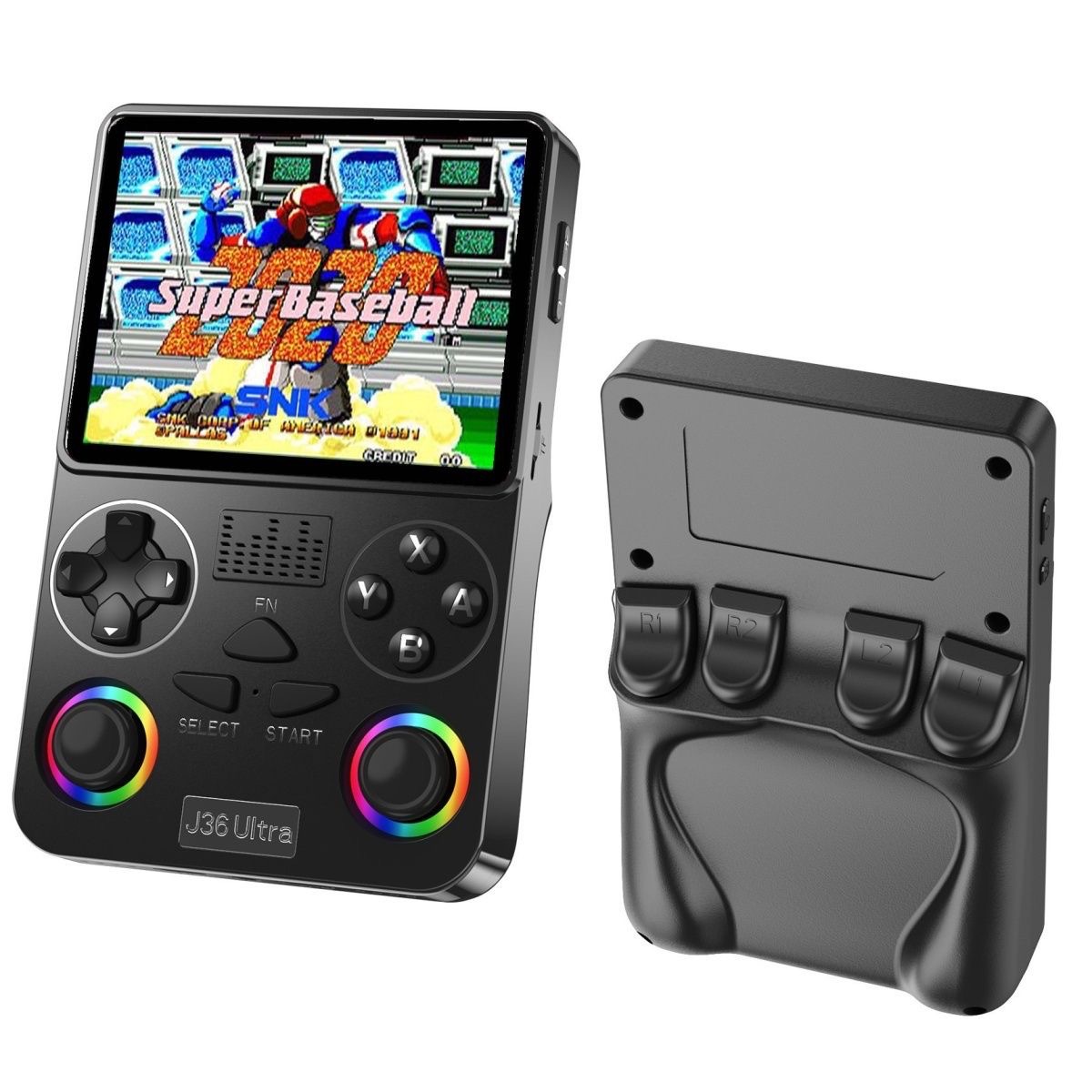 Transfronterizo R36S de código abierto PSP consola de juegos arkos sistema de almacenamiento 1GB juego portado RK3326