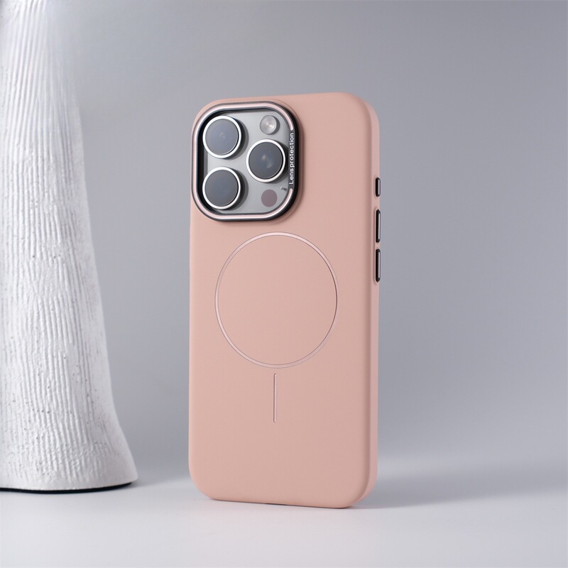 Apple 17promax マットな肌触りのファインサークル磁気吸着携帯電話ケース iPhone16 ハイエンド保護カバー 15 に適しています。|undefined