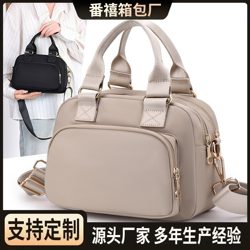 Temu Commuter Handbag Versatile Lightweight Practical Shoulder Coin Purse Fashionable Women's Multi-Layer Simple Crossbody Bag