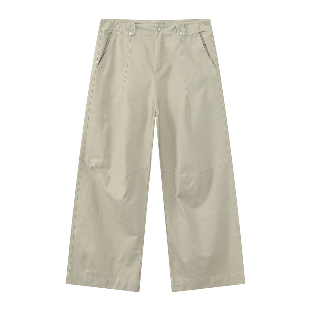 MTLCLOTHES para hombre | American High Street Solapa de color sólido Algodón simple Ropa de trabajo casual Traje de viaje de todo fósforo