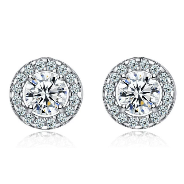 Silver earrings