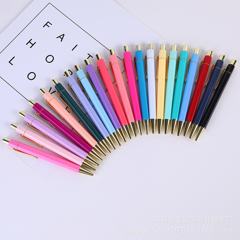 plastic hexagonal ballpoint pen