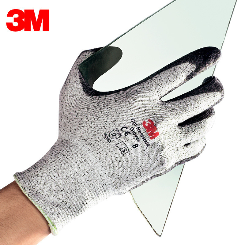 3m anti-corte guantes resistentes al desgaste grado 3 corte anti-mecánico jardinería matanza corte manejo industrial guantes de trabajo de protección
