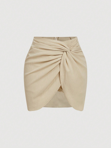 European and American new women's short skirt, women's two-piece sexy skirt