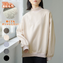 日本乐天2025秋冬加厚卫衣女日系半高领宽松大版加绒外衣跨境外贸