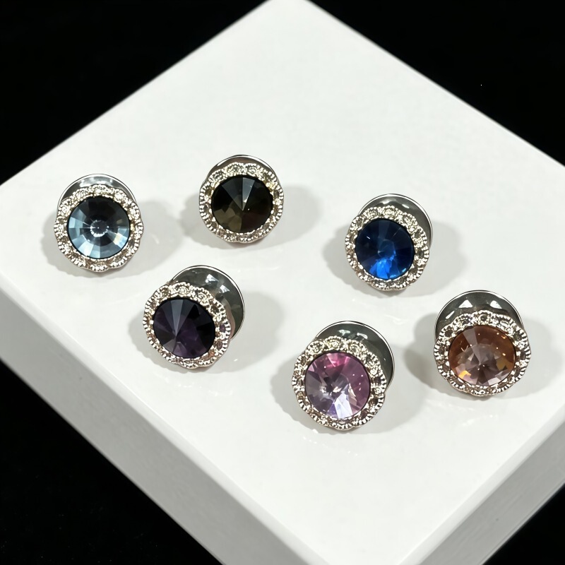 Anti-Exposure Brooch Cardigan Accessory, Rhinestone Sewing-On Clothing Fastener, Clothing Pin, Girly Neckline Pin