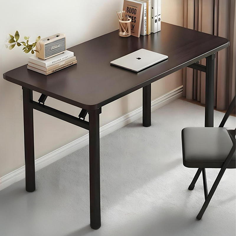 Simple Rectangular Rental House Folding Computer Table Desktop Bedroom Home Office Study Small Apartment Reading Table