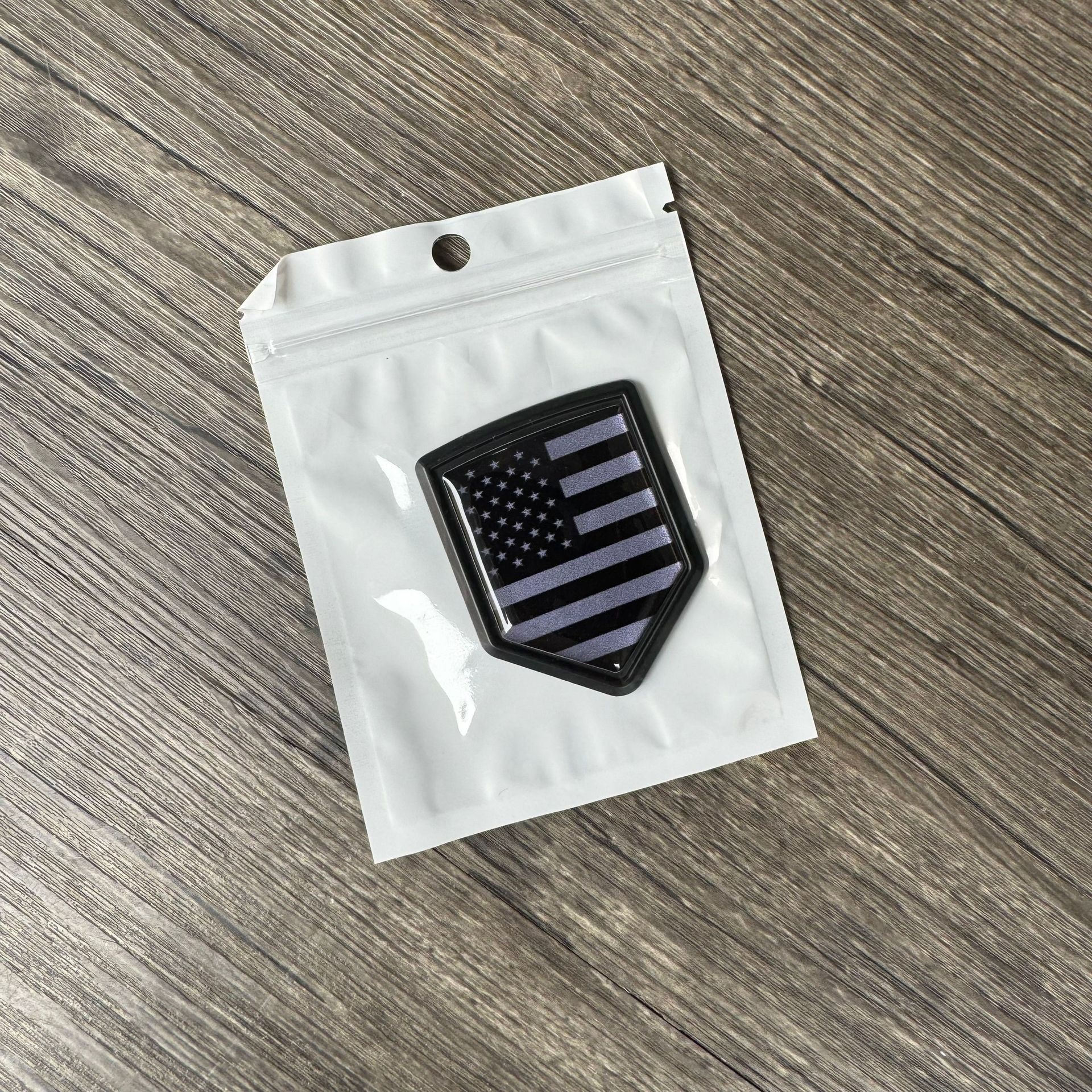 Amazon bandera nacional logotipo de automóvil de metal 3D estereoscópico bandera nacional auto etiqueta pegatinas mini etiqueta transfronteriza
