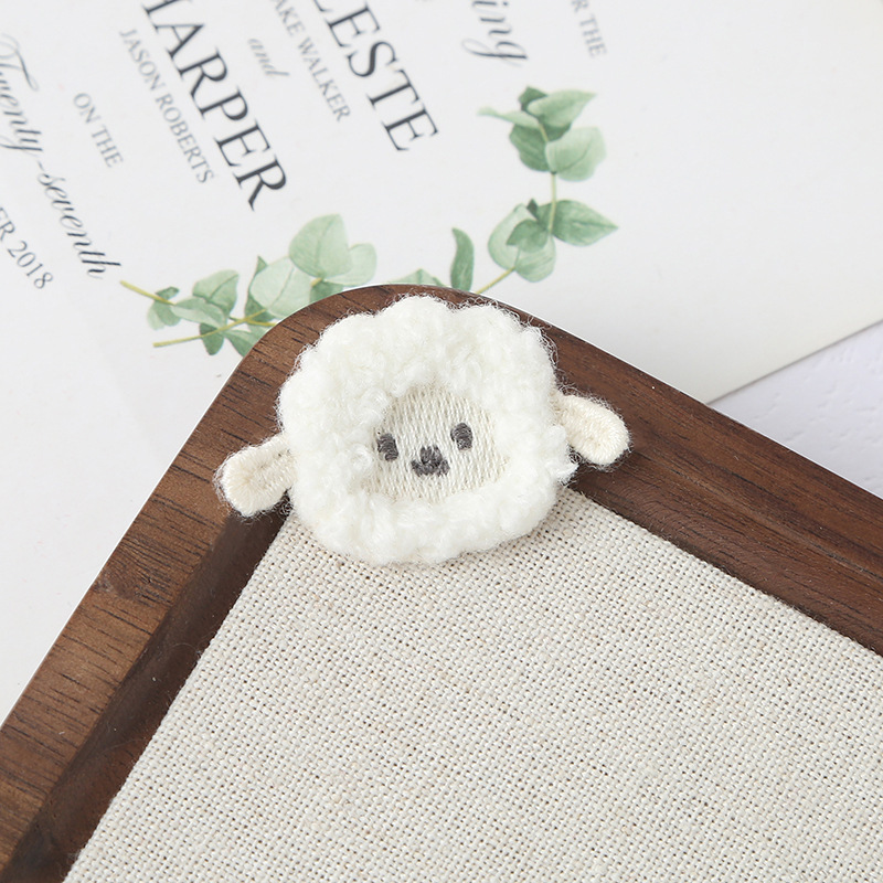 漫画かわいいアバター幼児と子供服アクセサリータオル子羊クラウド刺繍刺繍布ステッカー衣類パッチステッカー卸売|undefined