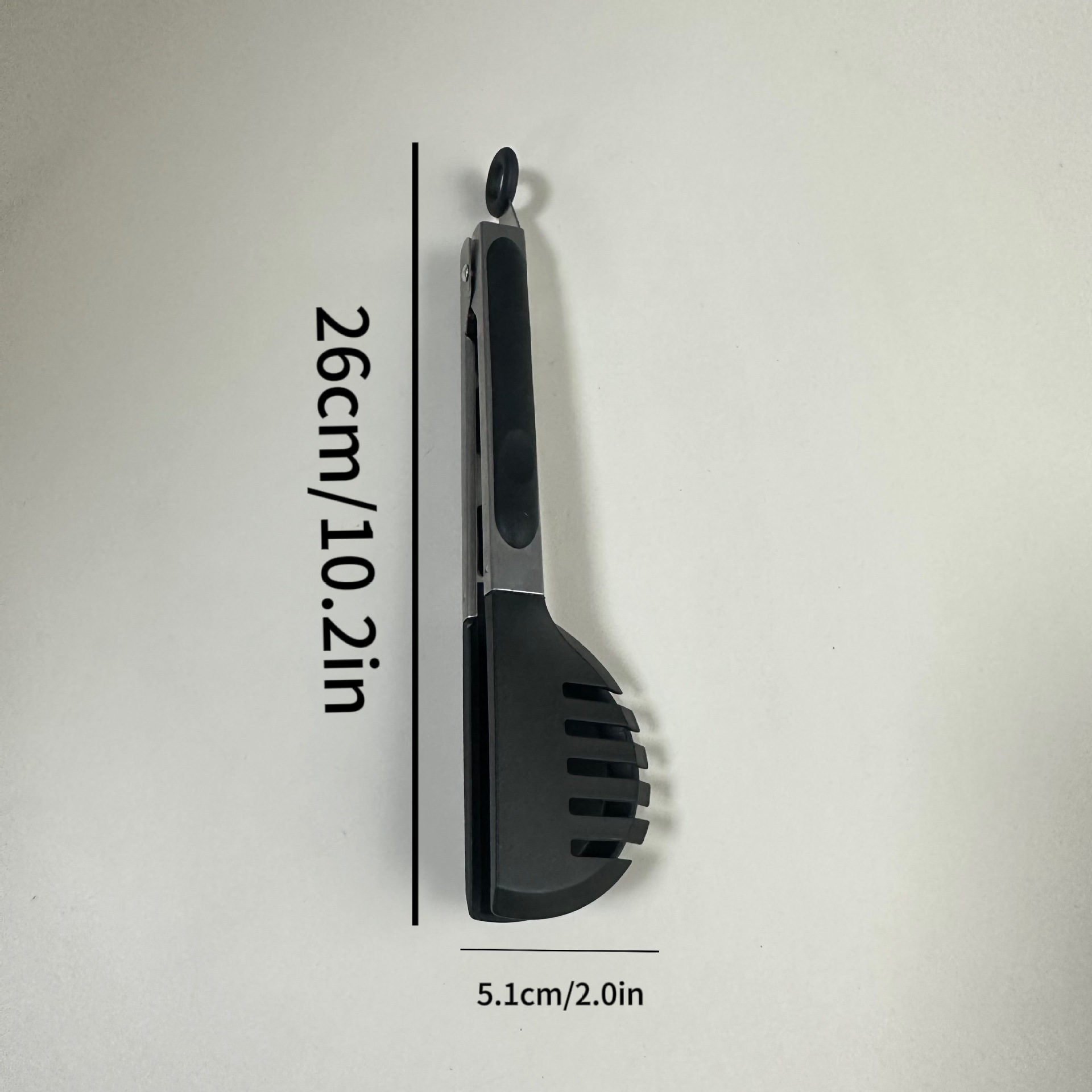 Kitchen Tools: Silicone Stainless Steel Buffet Food Three-prong Pasta Steak Tongs, Barbecue Tongs_voghion.com