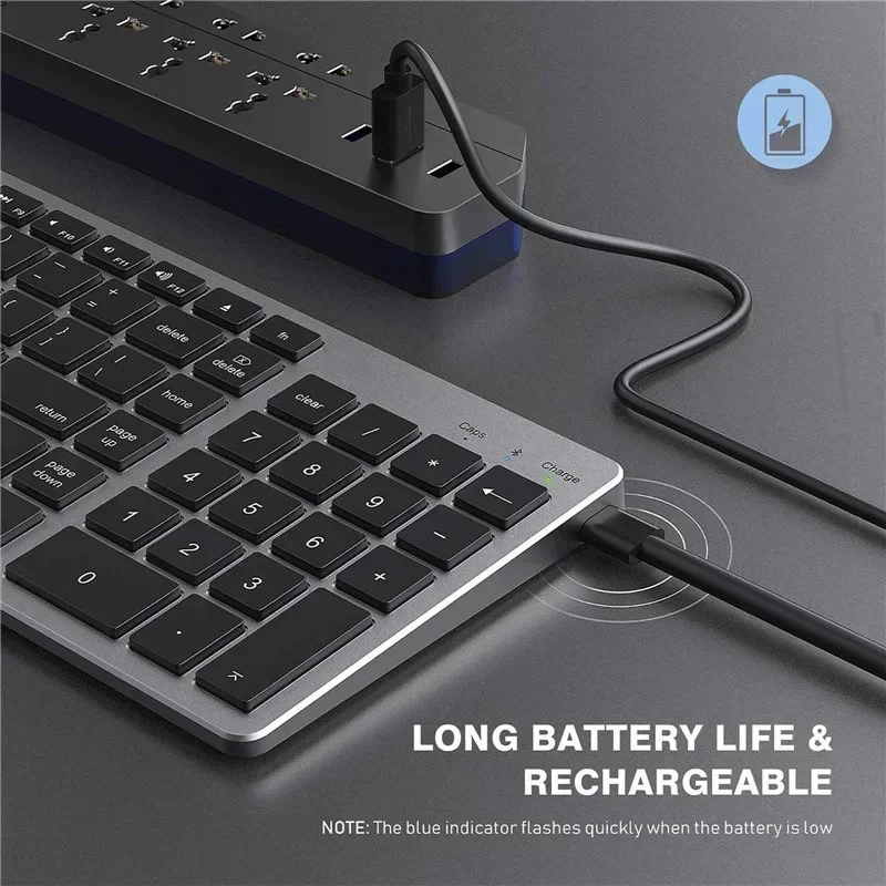 Wireless keyboard, mouse, set charging, mute laptop, 4G, bluetooth