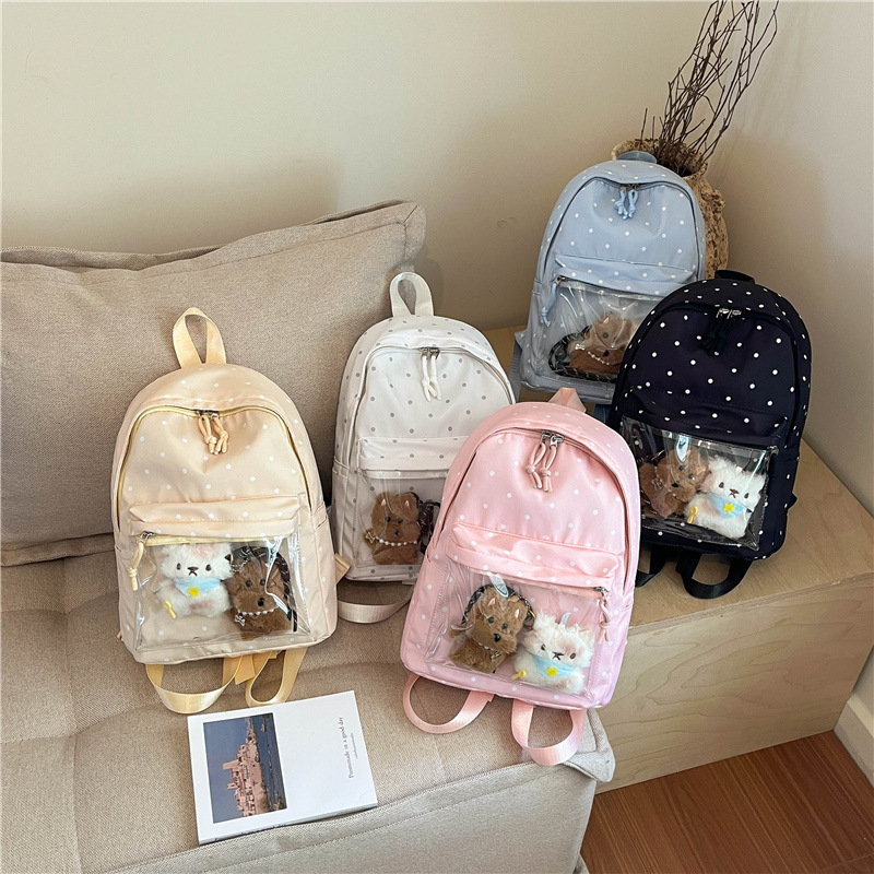 Nueva moda mochila de moda para mujeres fresca dulce gran capacidad de moda ocio para estudiantes de clase mochila simple