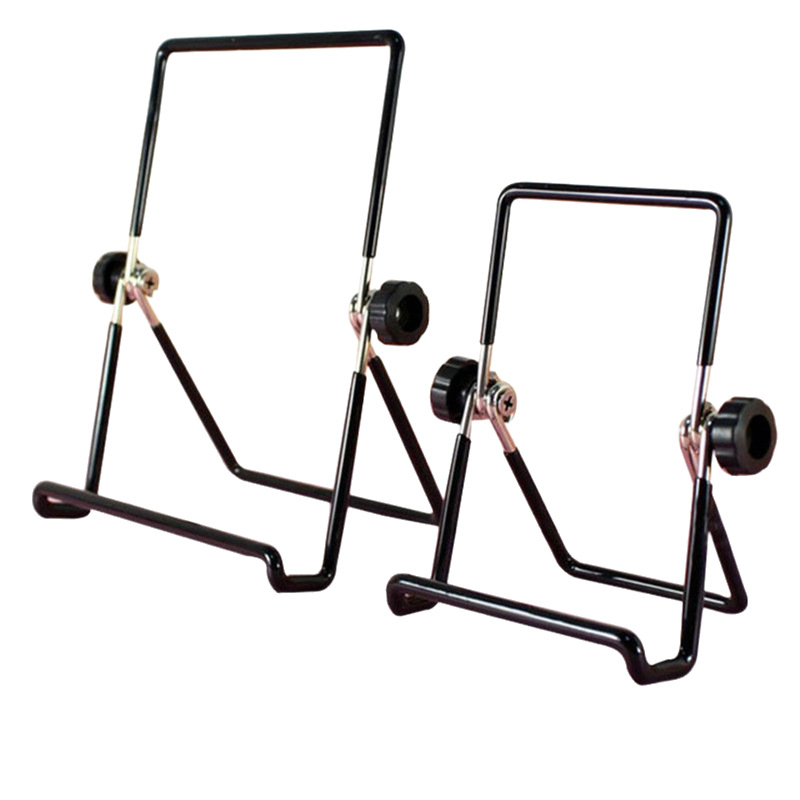 Soporte metálico de escritorio para móvil, libros y fotos