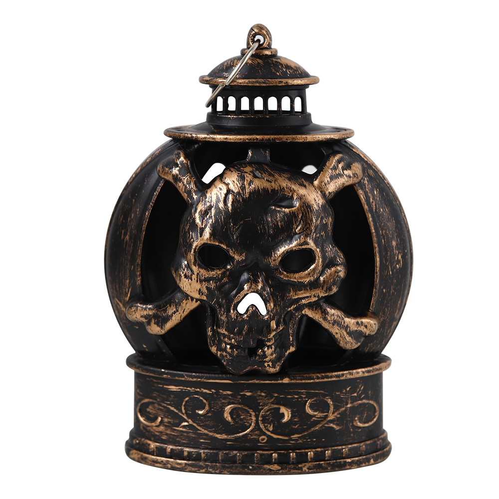 Lámpara de calabaza de Halloween decoración de fantasmas día de la noche lámpara de aire de terror decoración de props lámpara portadora led lámpara de esqueleto luminosa