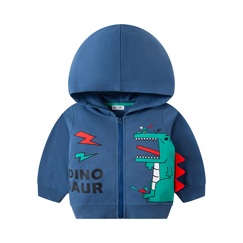 Camisa de cremallera para niños con capucha abrigo delgado para niños ropa exterior superior ropa de otoño ropa para niños entrega de una sola pieza