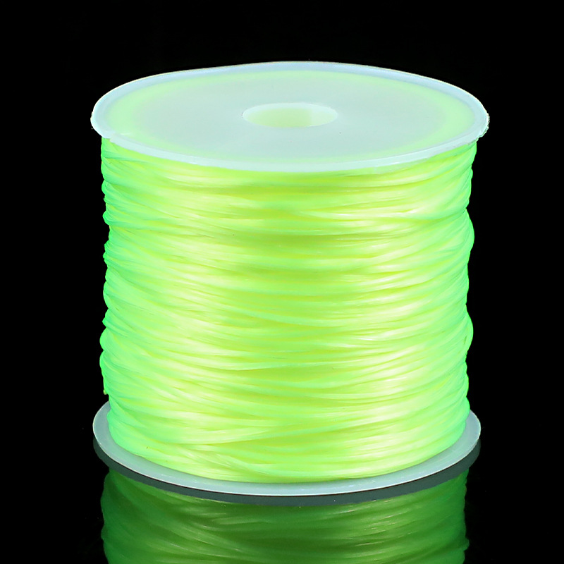 Fabricantes al por mayor línea elástica plana cuerdas elásticas cuerdas de goma cristal línea elástica perla línea de jade