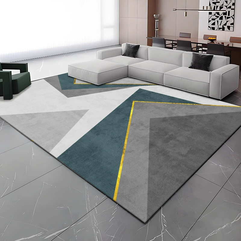 Modern non-slip carpet for living room, simple and elegant design