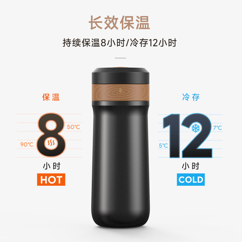 Portable French Press Mini small size Sports Coffee Pot Thermos Outdoor Travel Hand Brewed Coffee Tea 320ml Portable French Press Mini small size Sports Coffee Pot Thermos Outdoor Travel Hand Brewed Coffee Tea 320ml
