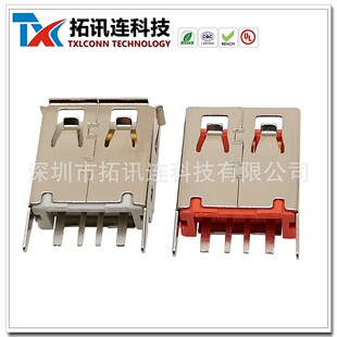 ����Դ����USB 4PAF��ʽĸ��180&deg;ֱ��13.0H13.7H15.0H�������ɫ