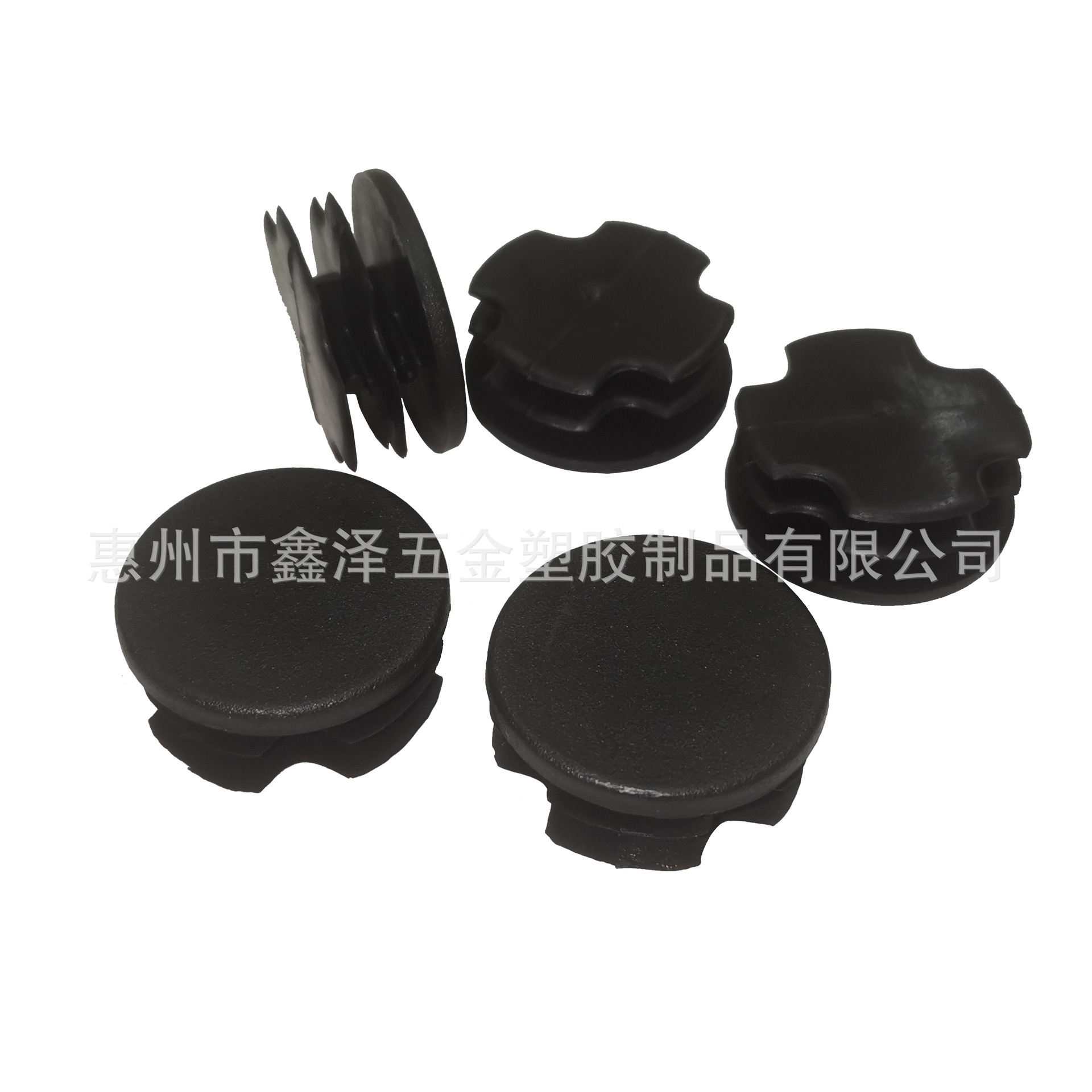 直径32圆形塑料堵头PP塑胶不锈钢圆管内塞铁管塑料管堵孔塞圆管塞