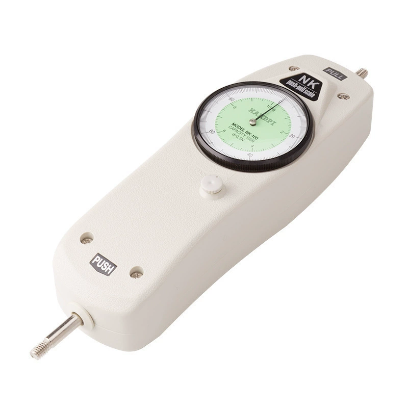 NK-200 Ручной двойной блок N/Kg Дисплей Указатель Push Pull Force Gauge Механический инструмент Динамометр