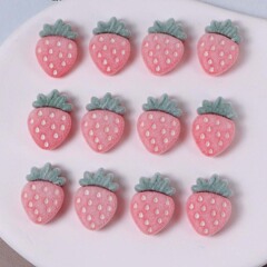 フォレストスタイル韓国語バージョン甘くてかわいい楽しいフルーツシリーズぬいぐるみイチゴパッチ diy ヘアピンパッチ素材卸売