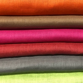 亚麻面料;色织、提花布;其他麻类面料