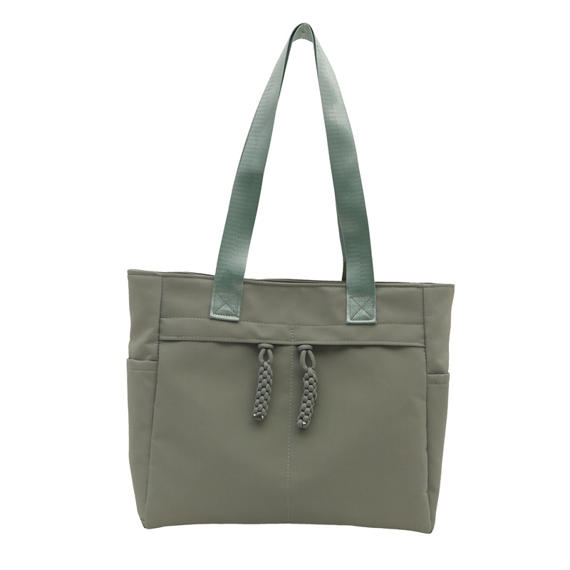 Bolsa japonesa para mujeres de gran capacidad de invierno 2024 nueva moda simple nicho bolso de hombro bolso de mano