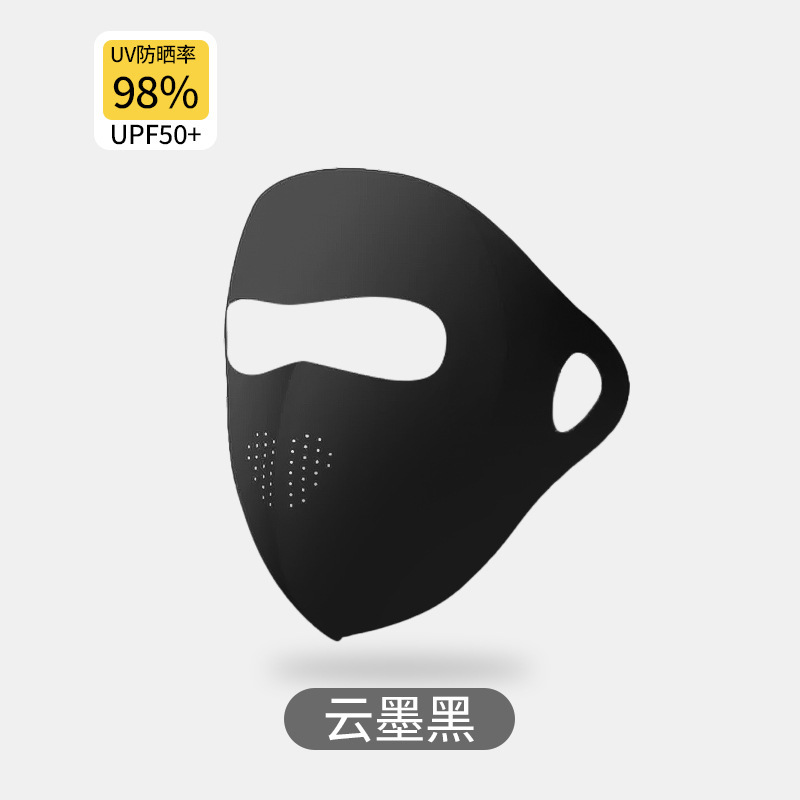 2025 máscara solar multifuncional para proteger la cara, protector de cuello, protector de ojos, máscara de esquina de ojos de hielo transpirable, máscara delgada