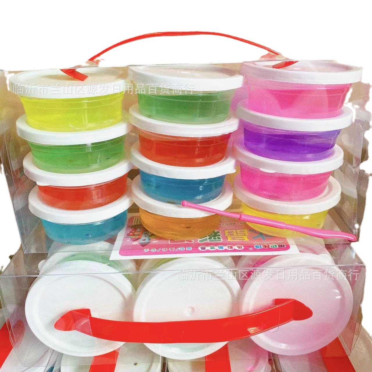Fábrica directa cristal barro espuma pegamento portátil M pegamento Delgado color barro 12 color tienda de barro agua fruta barro alta permeabilidad d