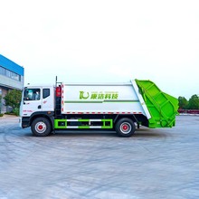 程力15吨压缩垃圾车 压缩比≥2.5 全自动操作  T420特种钢厢体
