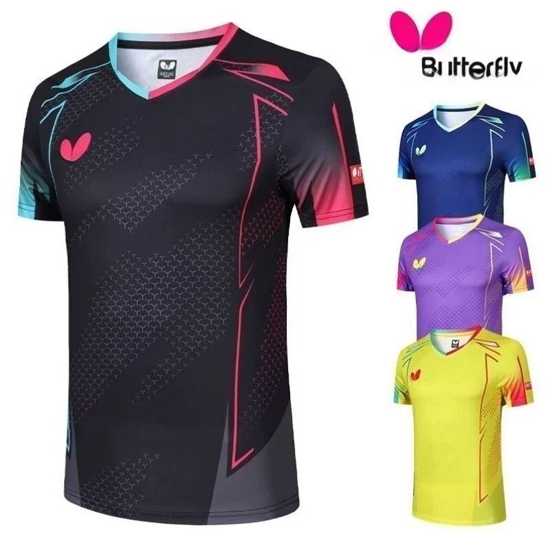 2025 новый костюм бабочки для настольного тенниса быстрый сухой дышащий спортивный топ для настольного тенниса набор для мужчин и взрослых детей 93