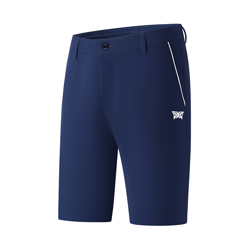 【Cross-Border】P Summer Golf Shorts for Men Woven Stretch Golf Sports Pants # 2401