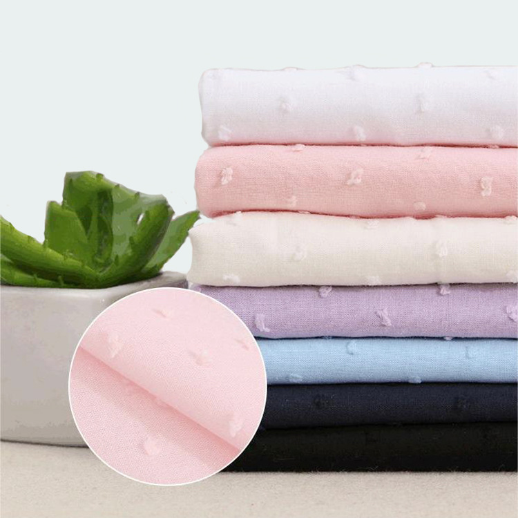 Diseño de moda 100% algodón Jacquard tela de mujer