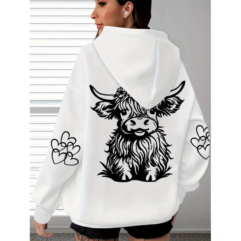 Big comfortable hoody, design soft long-sleeve 4