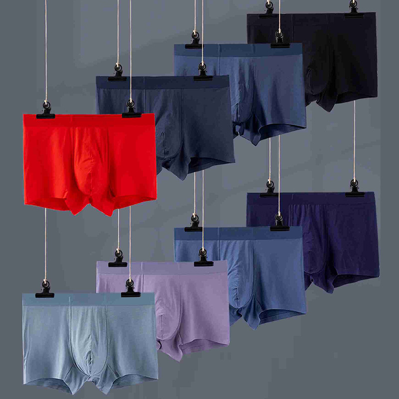 New 50S modal men's underwear thin seamless breathable home breathable short pants antibacterial boxer underwear