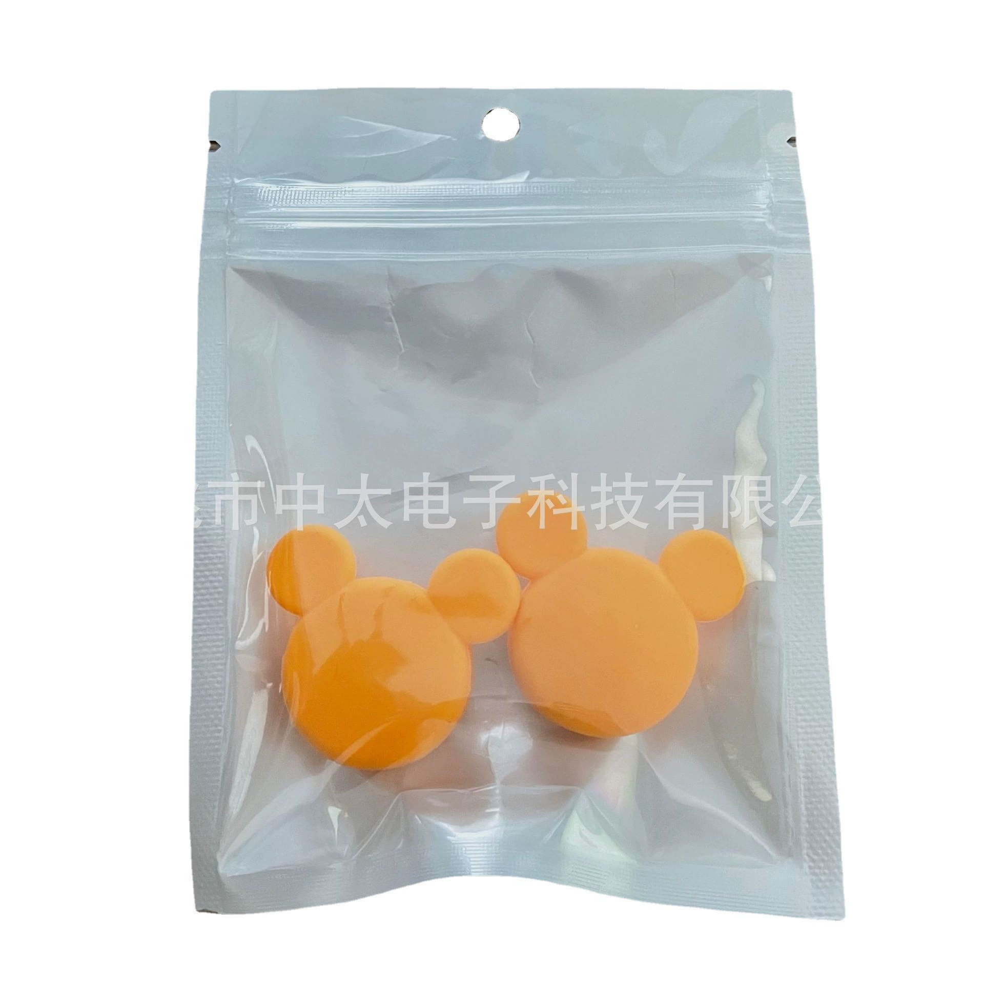 Cross -border hot -selling double -ear solid thread cartoon cute wire card buckle office learning desktop winding device