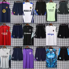 Wholesale 25-26 New Season Football Training Jerseys & Vest Sets - Real Madrid Chelsea Barcelona Soccer Uniforms