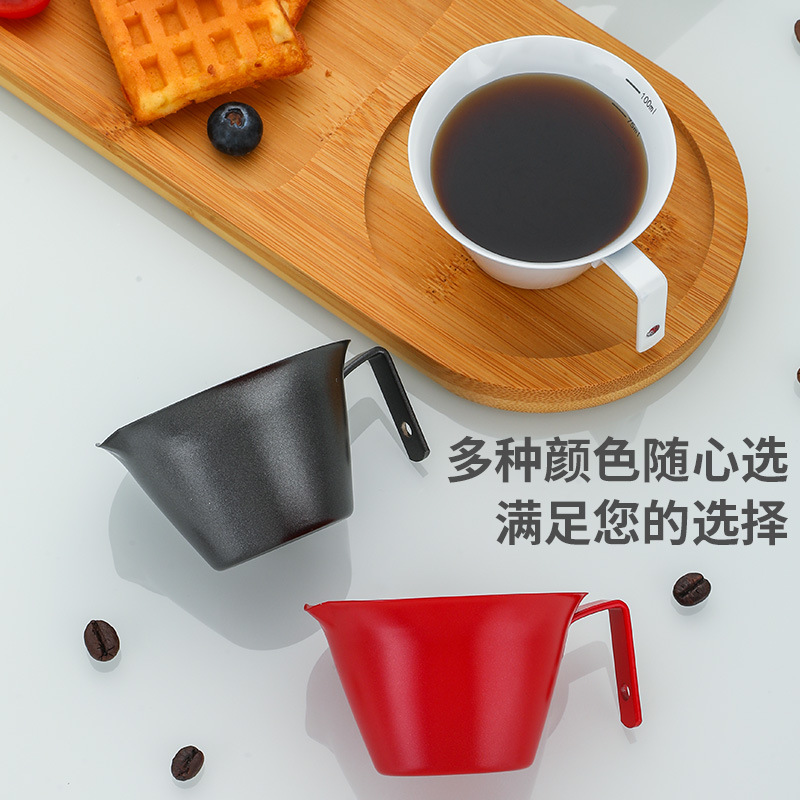 Transfronterizo 304 taza de extracción de café de acero inoxidable con taza de onza portátil taza de espresso