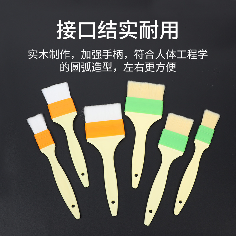 Food-Grade Baking and Barbecue Brush, Edible Oil Brush, Kitchen Tool Brush, Pet Plastic Handle Brush, Wholesale from the Source Manufacturer