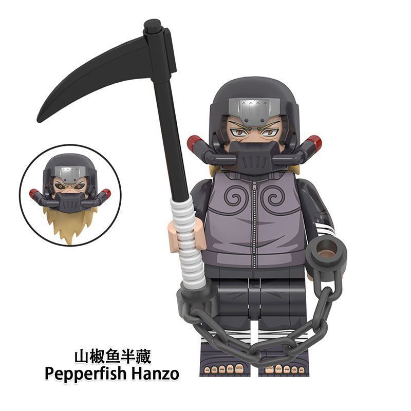 NARUTO 互換性のあるレゴ ミニフィギュア ヘイゴ ウィザード ウィザード ウィザード サスケ イタチ ジュンマルー 組み立てブロック おもちゃ プラスチック|undefined