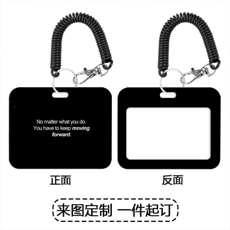 Wholesale Custom Kobe Horizontal Card Holder Black Mamba Design for Male High School Students Campus Card, Meal Card, Subway Access Card, Bus Card Wholesale Custom Kobe Horizontal Card Holder Black Mamba Design for Male High School Students Campus Card, Meal Card, Subway Access Card, Bus Card