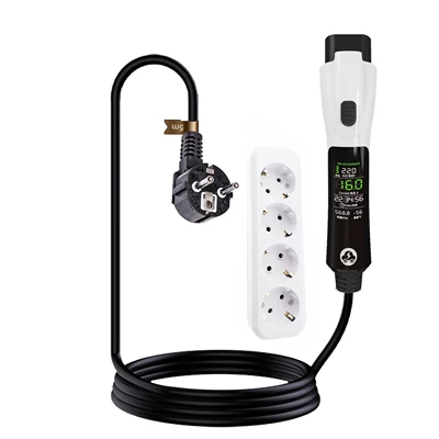 Elektrikli avtomobil şarj stansiyaları: Gun 16A Household Electric Vehicle