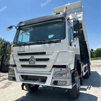 Export Howo 371 Dump Truck 6X4 Rear Eight-Wheel Heavy-Duty Engineering Dump Truck for Sand and Gravel Transport