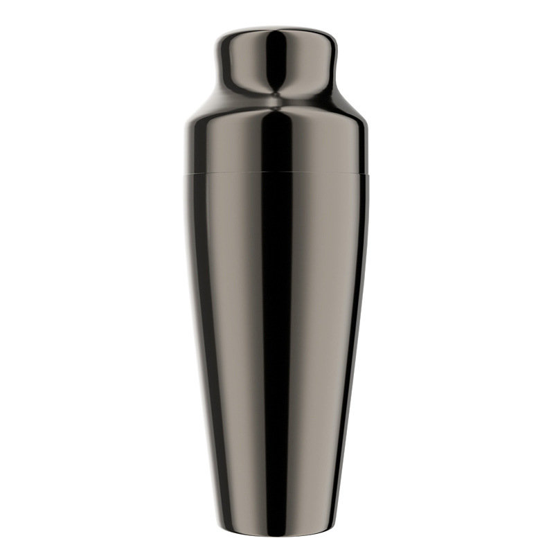 Acero inoxidable estilo francés mezclador de dos secciones shaker bar shaker taza de cóctel