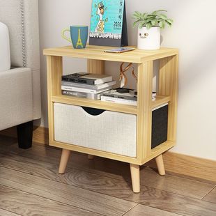 Scandinavian Bedside Table Bedroom Bedside Storage Cabinet Modern Simple Storage Rack Multi-Layer Economical Storage Cabinet Xiao Liqi