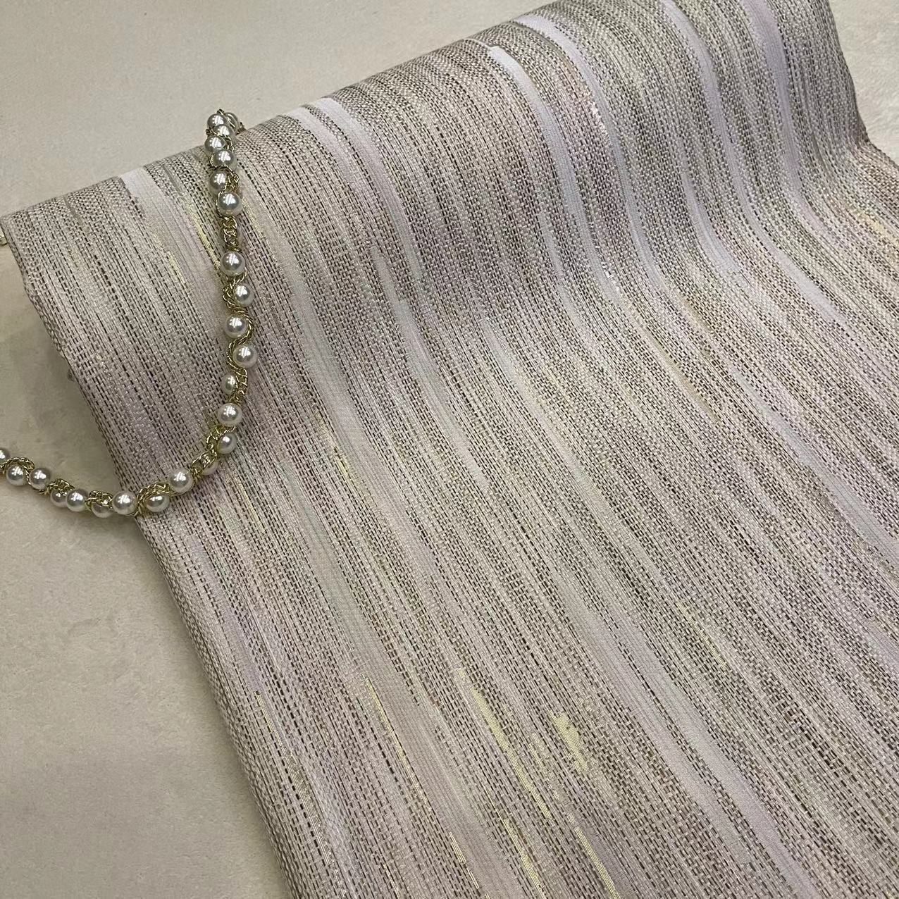 条纹轻奢服装面料